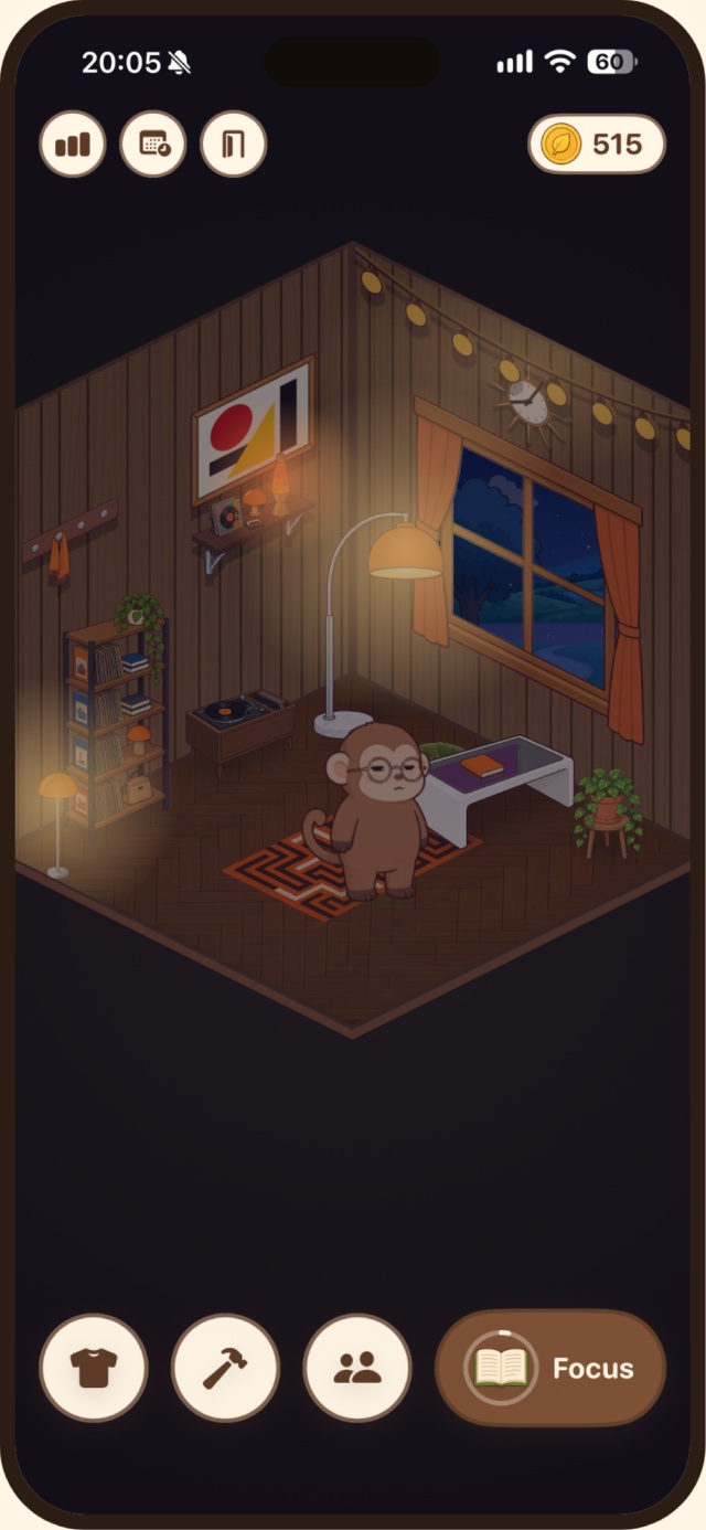 Your pet reading in its furnished room